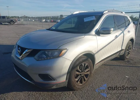 2016 Nissan Rogue Sv from USA, damaged, VIN KNMAT2MT5GP606469